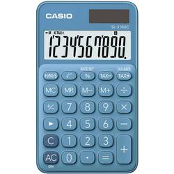 Casio SL-310UC-BU kapesní kalkulačka, displej (počet míst) 10, solární napájení, na baterii, modrá