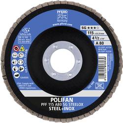 PFERD TOOLS 67608115 A Sg Steelox vějířovitý brusný kotouč Průměr 115 mm Ø otvoru 22.23 mm Zrnitost 80 10 ks