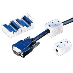 Roline 11.05.1010 feritové jádro - kroužek dělené 290 Ω Ø kabelu (max.) 10.00 mm (d x š x v) 32 x 24.50 x 23.50 mm 1 ks