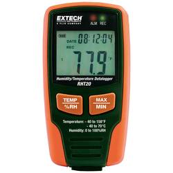 Extech RHT20 Datalogger pro měření vlhkosti a teploty, 0 % rF-100 % rF, Funkce dataloggeru