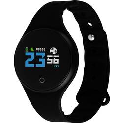 X-WATCH EuroChamp chytré hodinky 24 mm černá, červená, zlatá