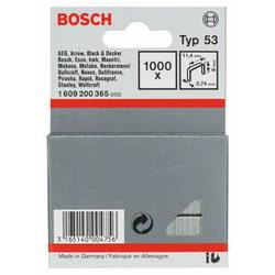 Bosch Accessories 1609200365 svorky z jemného drátu Typ 53 1000 ks Rozměry (d x š) 8 mm x 11.40 mm