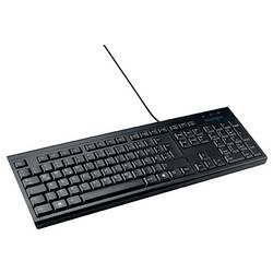 Kensington kabelový klávesnice německá, QWERTZ černá