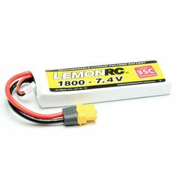 LemonRC 15716 akupack Li-Pol (modelářství), 7.4 V, 1800 mAh, články 2, 35 C, Softcase, XT60