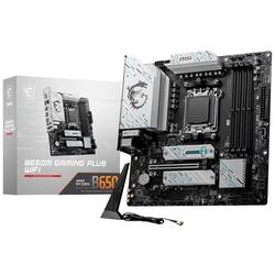 MSI B650M Gaming PLUS WIFI Základní deska Socket (PC) AMD AM5 Tvarový faktor Micro-ATX Čipová sada základní desky AMD® B650