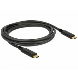 Delock Kabel USB-C USB-C ® zástrčka, USB-C ® zástrčka 2.00 m černá 83668
