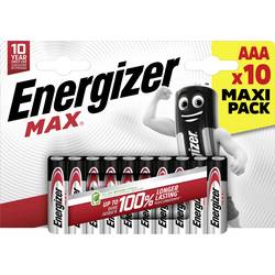 Energizer Max mikrotužková baterie AAA alkalicko-manganová 1.5 V 10 ks