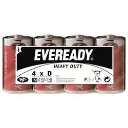 Eveready SHD baterie velké mono D zinko-uhlíková 1.5 V 4 ks