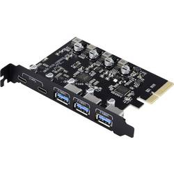 Renkforce RF-6613196 3+2 porty karta USB 3.1 USB-C™ (USB 3.2 Gen 2)