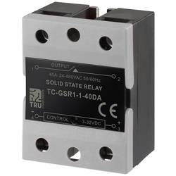 TRU COMPONENTS polovodičové relé TC-GSR-1-40DA 40 A Spínací napětí (max.): 480 V/AC DC obvod 1 ks