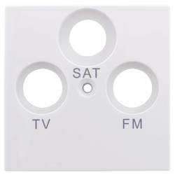 REV kryt zásuvky TV, rádio a satelit Studio bílá 0208640106 1 ks