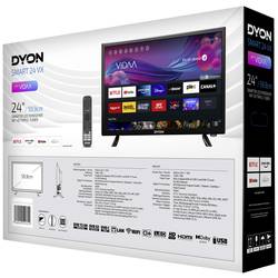 Dyon SMART 24 VX LED TV, 60 cm 24 palec, F (A - G), DVB-T2, DVB-C, DVB-S2, HD ready, Smart TV, WLAN, CI+, černá