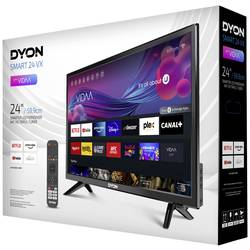 Dyon SMART 24 VX LED TV, 60 cm 24 palec, F (A - G), DVB-T2, DVB-C, DVB-S2, HD ready, Smart TV, WLAN, CI+, černá