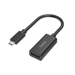 Hama USB 2.0 adaptér [1x zásuvka DisplayPort - 1x USB-C® zástrčka]