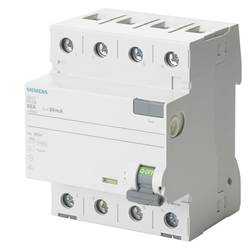 Siemens 5SV33446 Siemens Dig.Industr. proudový chránič A 4pólový 40 A 0.03 A 400 V