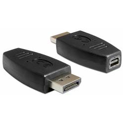Delock 65237 DisplayPort / Mini-DisplayPort adaptér [1x zástrčka DisplayPort - 1x mini DisplaPort zásuvka] černá