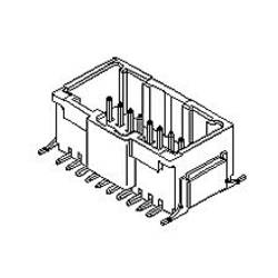 Molex konektor do DPS 30, rozteč 2.00 mm, 557633070, 1 ks Tape on Full reel