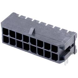 Molex vestavná pinová lišta (standardní) 16, rozteč 3.00 mm, 430451606, 1 ks Tape on Full reel