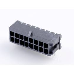 Molex vestavná pinová lišta (standardní) 16, rozteč 3.00 mm, 430451608, 1 ks Tape on Full reel