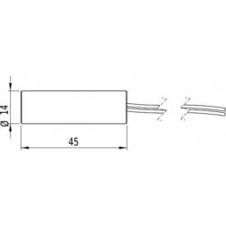Picotronic laserový modul lineární červená 3 mW LD635-3-24(14X45)45DEG-F100