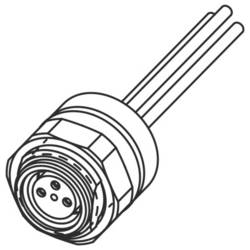 Molex upravený zástrčkový konektor pro senzory - aktory, 1200905104, 1 ks