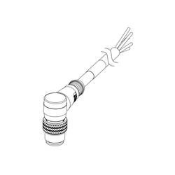 Molex upravený zástrčkový konektor pro senzory - aktory, 1200060584, 1 ks