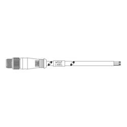 Molex upravený zástrčkový konektor pro senzory - aktory, 1300270012, 1 ks
