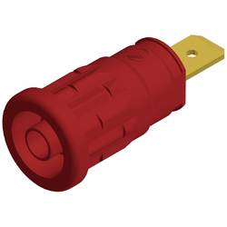 SKS Hirschmann SEP 2620 F6,3 bezpečnostní laboratorní zásuvka zásuvka, vestavná vertikální Ø pin: 4 mm červená 1 ks