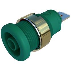 SKS Hirschmann SEB 2620 F6,3 bezpečnostní laboratorní zásuvka zásuvka, vestavná vertikální Ø pin: 4 mm zelená 1 ks