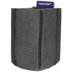 magnetoplan magnetický držák na tužku magnetoTray SMALL (š x v x h) 60 x 100 x 60 mm šedá 1227601