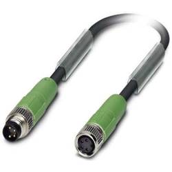 Phoenix Contact SAC-4P-M 8MS/ 0,6-PUR/M 8FSSH připojovací kabel pro senzory - aktory, 1455722, piny: 4, 0.60 m, 1 ks