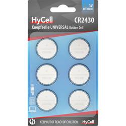 HyCell knoflíkový článek CR 2430 3 V 6 ks lithiová 6er Blister Lithium Knopfzellen CR2430