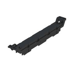 Electronics housings, OMNIMATE Housing - series CH20MBlack, Front element, Width: 12,5 mm