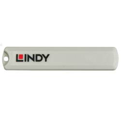 LINDY Zámek k portu USB-C® 40427 sada 4 ks bílá vč. 1 klíče 40427