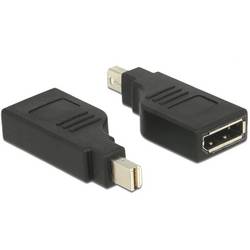 Delock 65626 DisplayPort adaptér [1x mini DisplayPort zástrčka - 1x zásuvka DisplayPort] černá