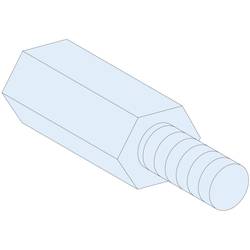 PismaSeT-P, distanční držák, hexagonální, M6, výška=55 mm, (4 ks) Schneider Electric Množství: 1 ks