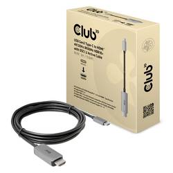 club3D USB-C® / HDMI kabel USB-C ® zástrčka, Zástrčka HDMI-A 3.00 m černá/šedá CAC-1587 HDMI kabel
