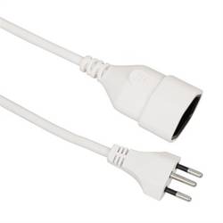 Value napájecí kabel [1x T12 konektor - 1x T13 zásuvka] 5.00 m bílá