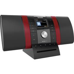 TechniSat MULTYRADIO 4.0 SE, Schwarz/Rot 0002/3983 internetové stolní rádio, DAB+, FM, černá, červená