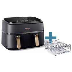 Philips Home NA352/04 horkovzdušná fritéza, 9 l, 2750 W, bez BPA, nepřilnavý povlak, černá