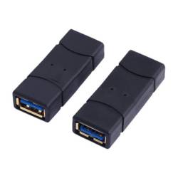 LogiLink USB 3.0 adaptér [1x USB 3.2 gen. 1 zásuvka A - 1x USB 3.2 gen. 1 zásuvka A] AU0026 pozlacené kontakty