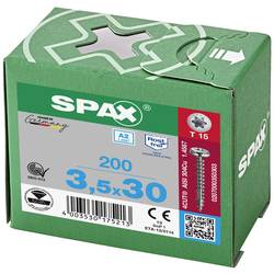 SPAX 0207000350303 R 88093 Ruko m.Spitze/T-STAR VG šroub do dřeva 3.5 mm 30 mm T-STAR plus nerezová ocel A2 200 ks