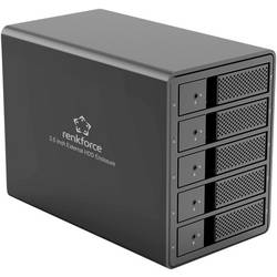 Renkforce RF-6647600 8,9 cm (3,5 palce) kryt pevného disku 5 Bay 3.5 palec USB 3.0