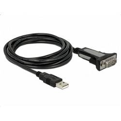 Delock USB 2.0 adaptér [1x USB 2.0 zástrčka A - 1x RS232 zástrčka ] 65962 3 m