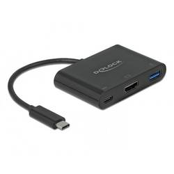 Delock USB 2.0 adaptér [1x USB-C® zástrčka - 1x HDMI zásuvka, USB-C® zásuvka (nabíjení)] 64091 0.15 m