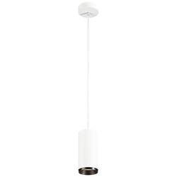 SLV NUMINOS M 1004247 LED závěsný lustr pevně vestavěné LED 20 W bílá