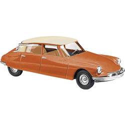 Busch 48019 H0 model osobního automobilu Citroën Dvoubarevné DS19, oranžová/krémy