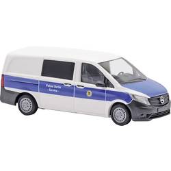 Busch 51158 H0 model zásahového vozidla Mercedes Benz Vito, policie Berlín Service