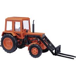 Busch 51308 H0 model zemědělského stroje Belarus MTS82, přední nabíječka a vidlicové zuby