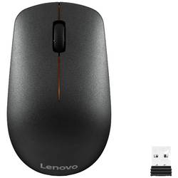Lenovo 400 optická myš, přenos bezdrátový, bezdrátový, 3 tlačítko, 1200 dpi, černá